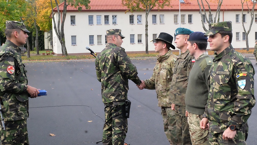 Battle Group Poland Romanian Change Of Responsibility