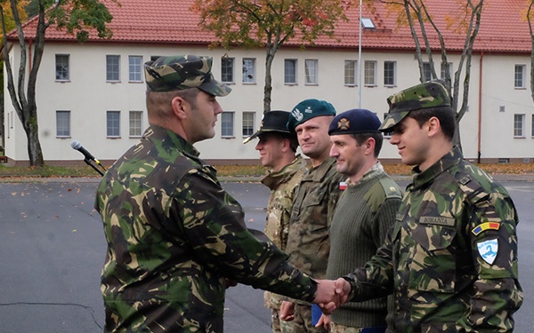 Battle Group Poland Romanian Change Of Responsibility