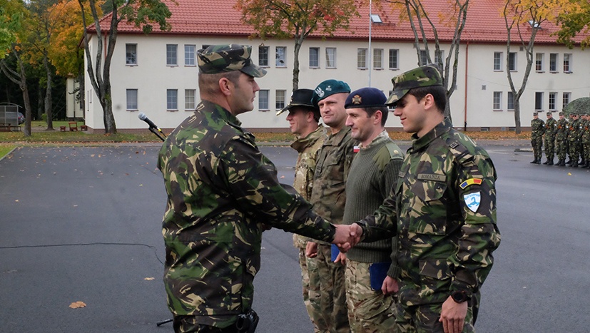Battle Group Poland Romanian Change Of Responsibility