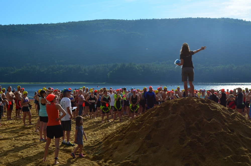 Surry Mountain Lake hosts local ‘Give Peace a Tri’ Triathlon