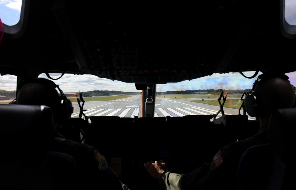 105th Airlift Wing Airmen take off for humanitarian hurricane relief