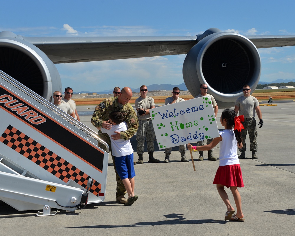 Airmen Return Home from Al Udeid