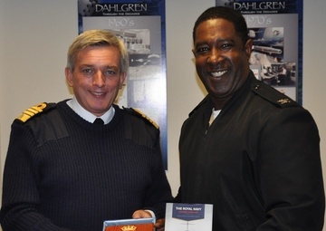 U.S. Navy Scientists Demonstrate Emerging Military Technologies for Top British Admiral