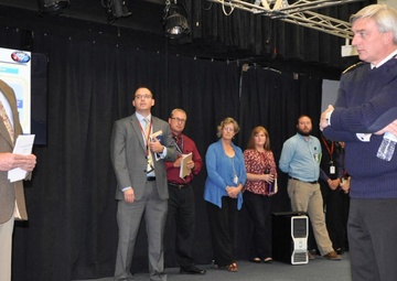 U.S. Navy Scientists Demonstrate Emerging Military Technologies for Top British Admiral