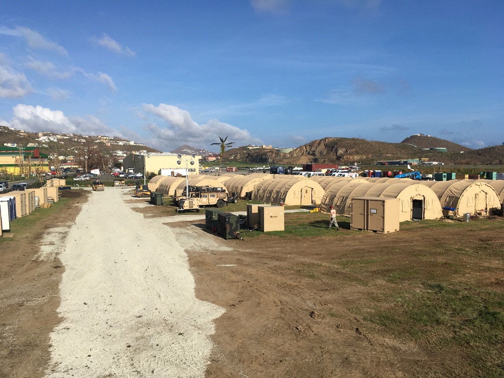 200th RHS in the Virgin Islands aiding in Hurricane Relief Efforts