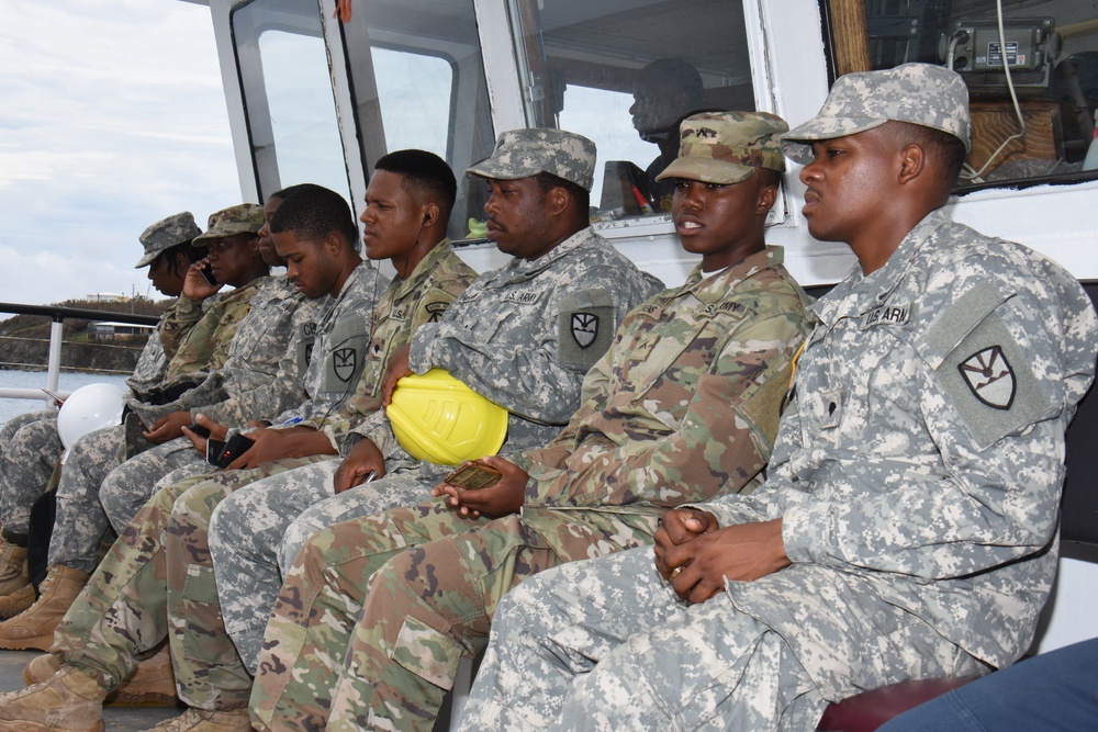 National Guard Soldiers aid disaster relief on St. John