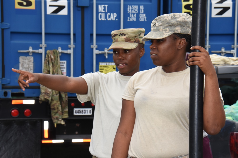 National Guard Soldiers aid disaster relief on St. John