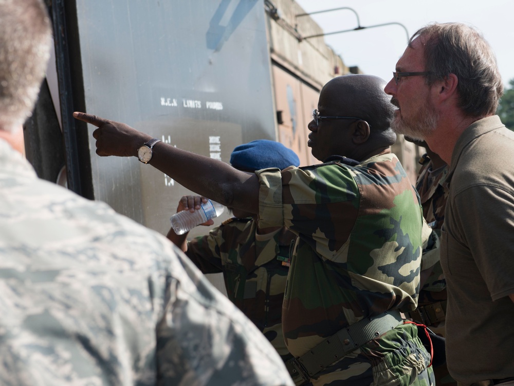 Senegalese CEMGA visits VTANG Munitions Storage