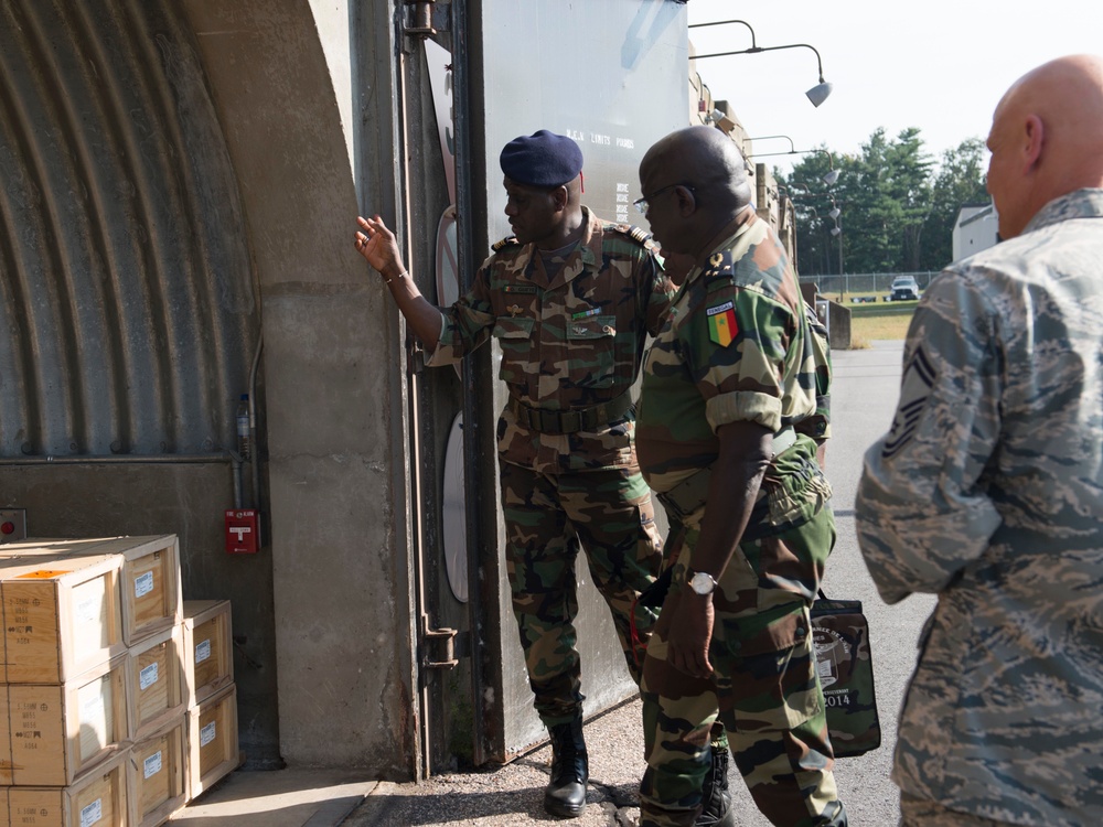 Senegalese CEMGA visits VTANG Munitions Storage