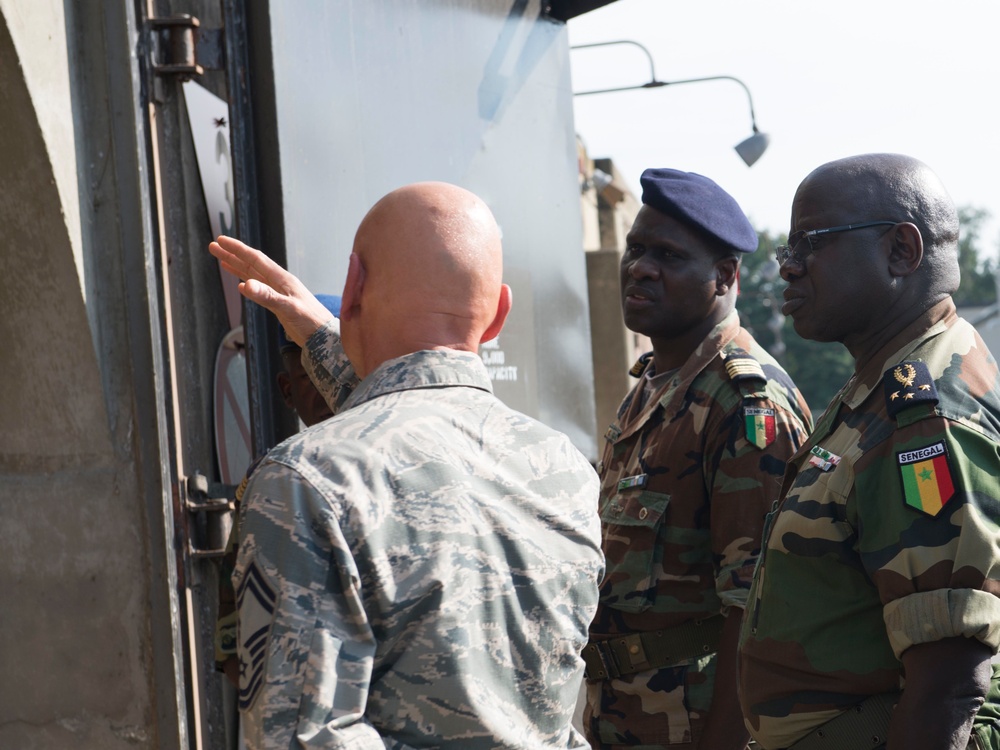Senegalese CEMGA visits VTANG Munitions Storage