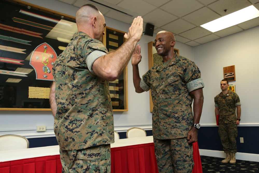 LtCol Ryans and LtCol Walzer Promotion Ceremony