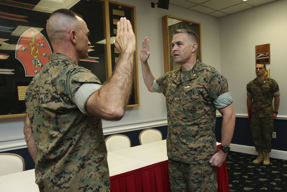 LtCol Ryans and LtCol Walzer Promotion Ceremony