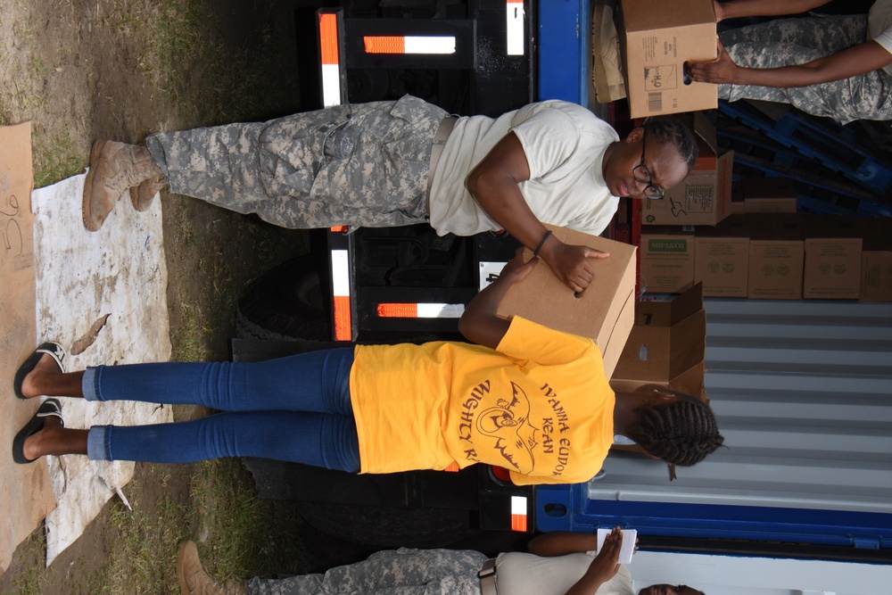 National Guard Soldiers aid disaster relief on St. John