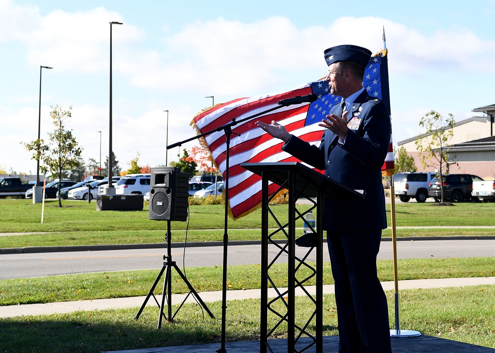 Grand Forks AFB honors local hero