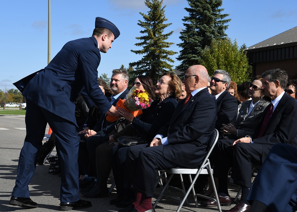 Grand Forks AFB honors local hero