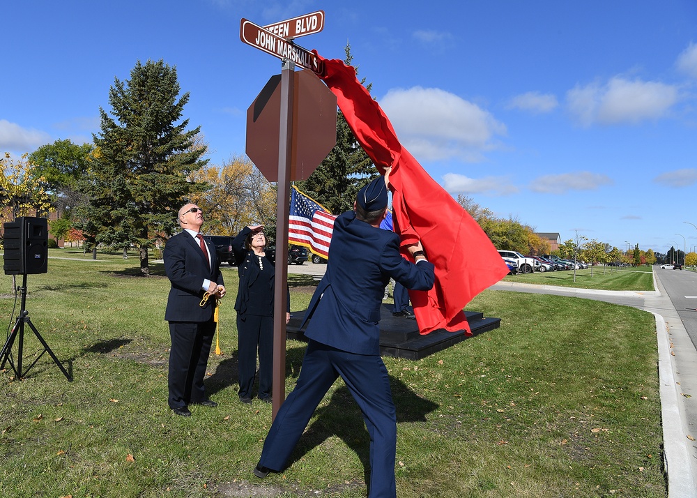 Grand Forks AFB honors local hero