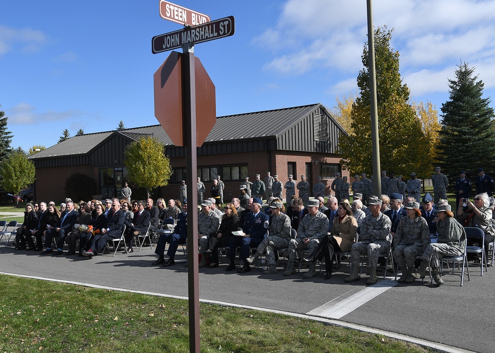 Grand Forks AFB honors local hero