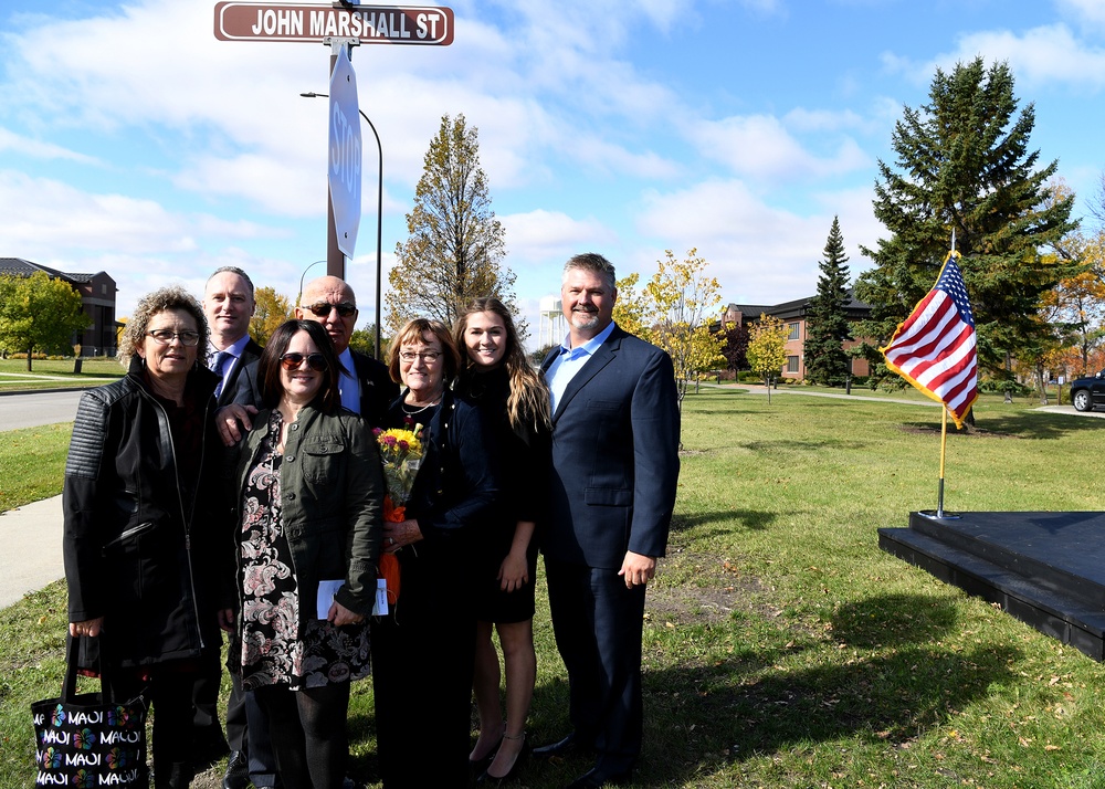 Grand Forks AFB honors local hero