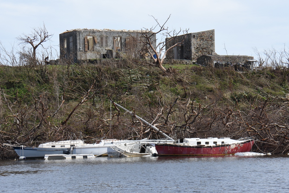 National Guard Soldiers aid disaster relief on St. John