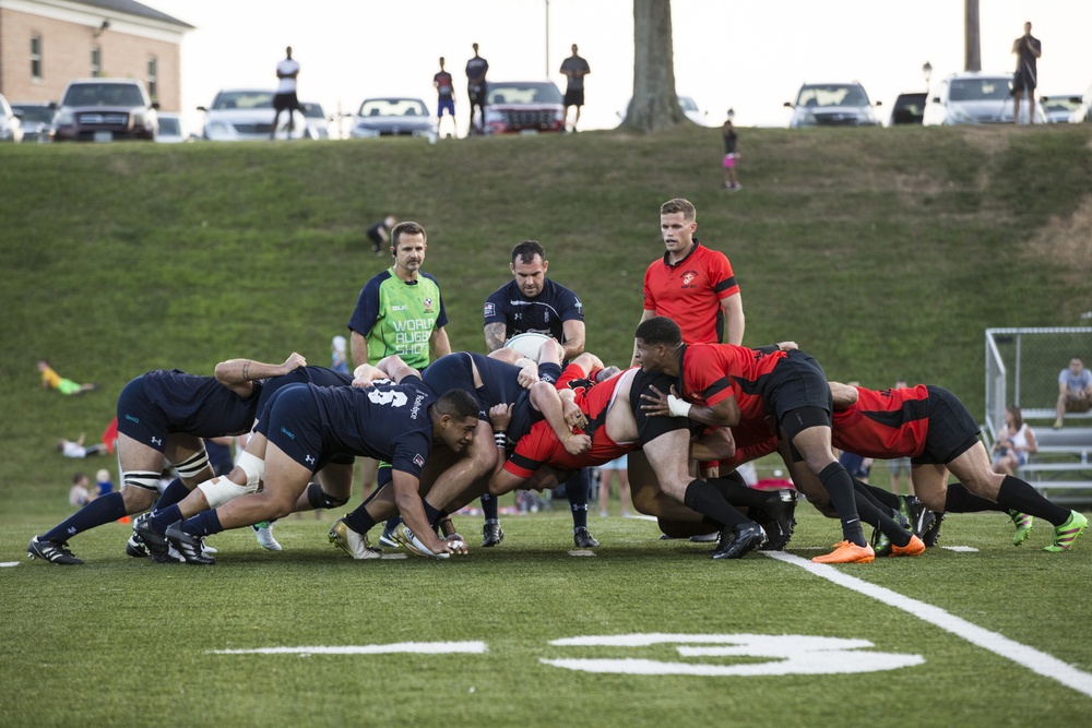 Royal Navy Rugby Team &amp; All Marine Rugby Team Rugby Game