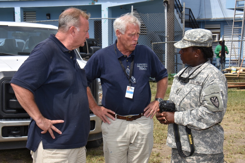 National Guard Soldiers aid disaster relief on St. John