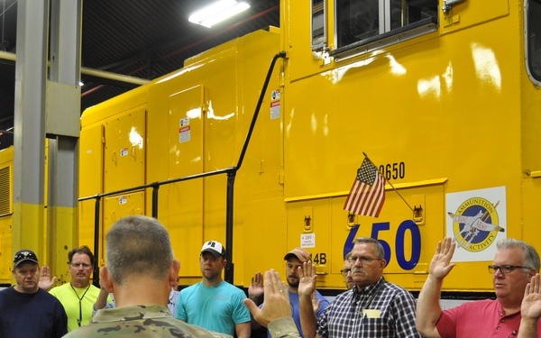 Blue to Green: Navy Rail Employees Become Army Civilians at Crane