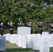 Graveside Service for Electronics Technician 1st Class Kevin Sayer Bushell in Section 60 of Arlington National Cemetery