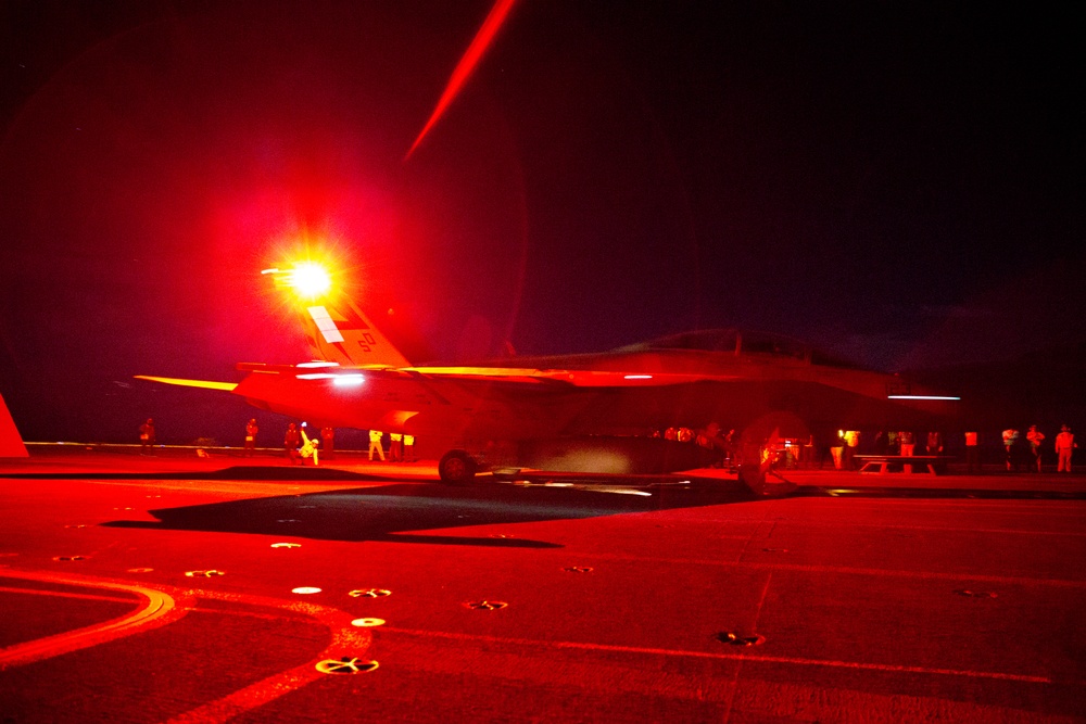 Night Ops aboard USS Gerald R Ford