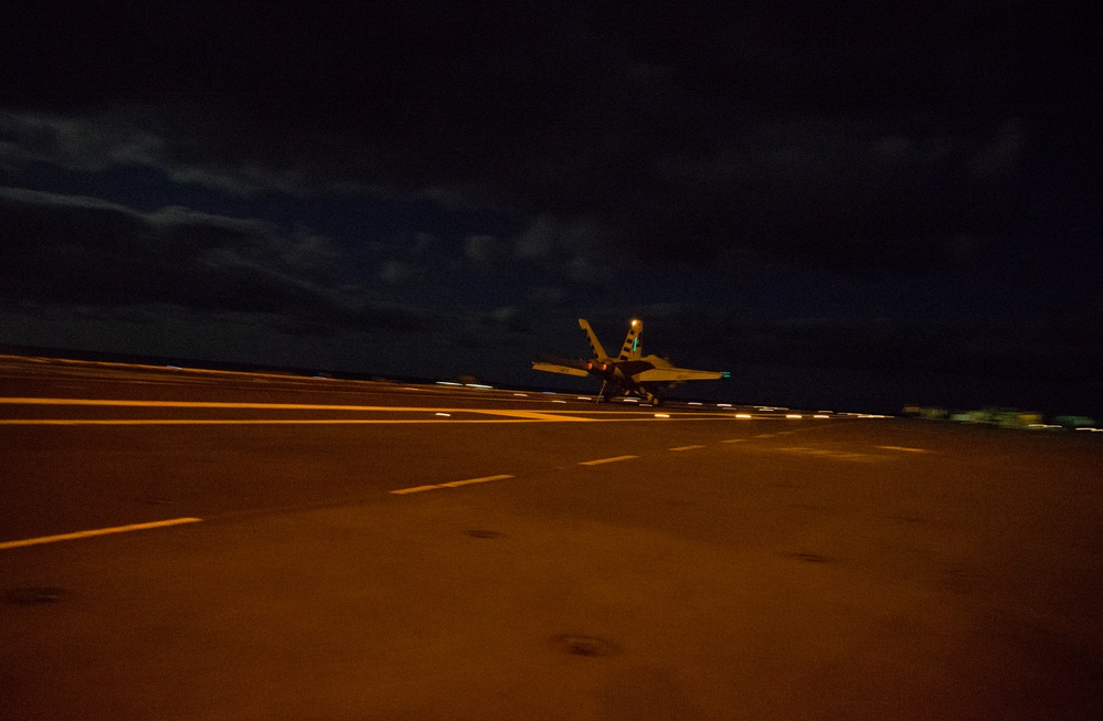 Night Ops aboard USS Gerald R Ford