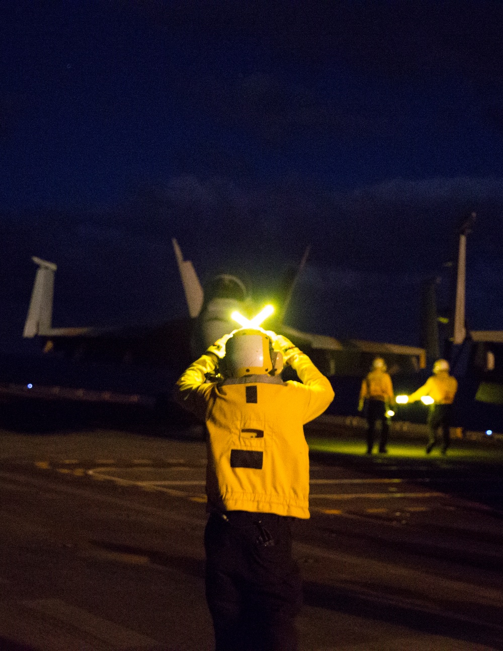 Night Ops aboard USS Gerald R Ford