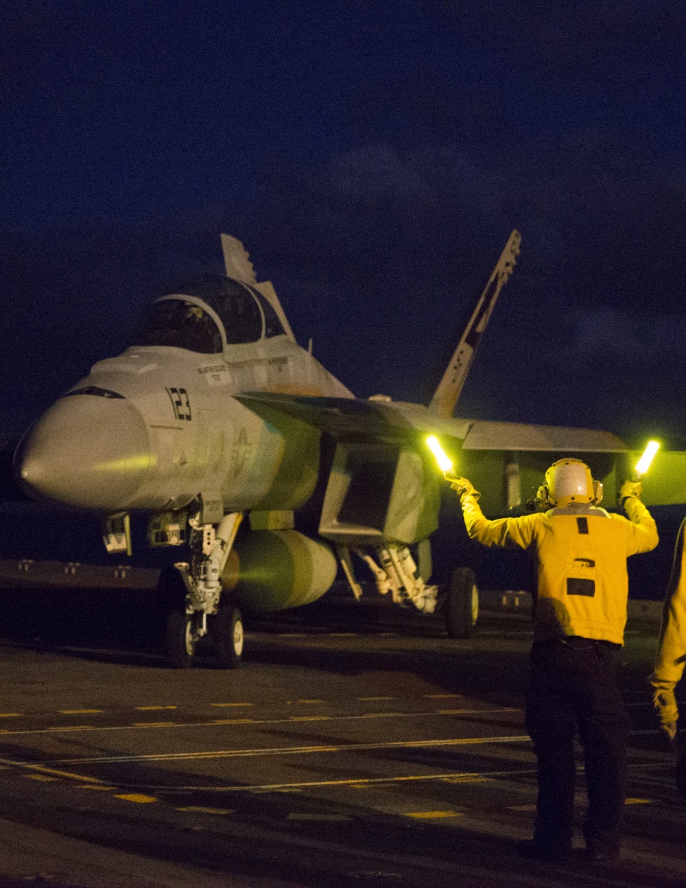 Night Ops aboard USS Gerald R Ford
