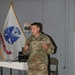 Lt. Col. Jeffrey Ignatowski, Commander, Letterkenny Munitions Center, addresses LEMC employees during LEMC’s 75th Anniversary Observance.