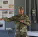 Col. Michael Garlington, Commander, Crane Army Ammunition Activity, addresses LEMC employees during LEMC’s 75th Anniversary Observance.