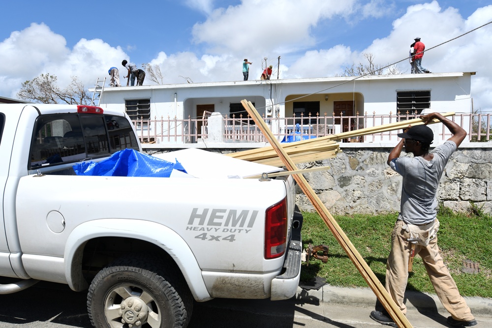 Operation Blue Roof is Being Installed in the U.S. Virgin Islands.