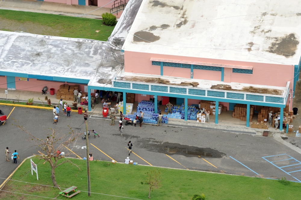 Aerial Views of Hurricane Maria Damage in St. Croix, US Virgin Islands