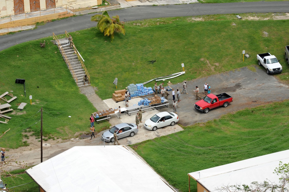 Aerial Views of Hurricane Maria Damage in St. Croix, US Virgin Islands