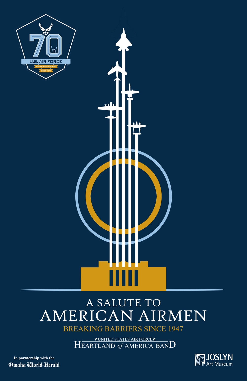 Air Force 70th Anniversary Concert Poster
