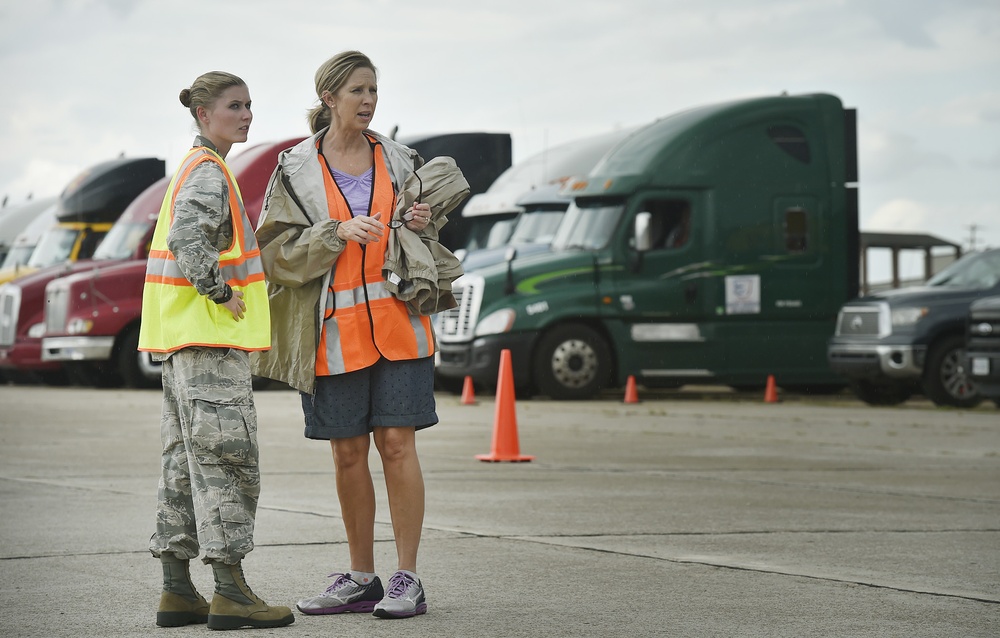 Mobility Airmen, FEMA utilize airfield as Hurricane Irma staging area