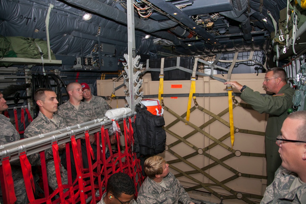 179th Airlift Wing sends Fourth C-130H Hercules along with Airmen from the 200th RED HORSE Squadron and a Reverse Osmosis Water Purification Unit