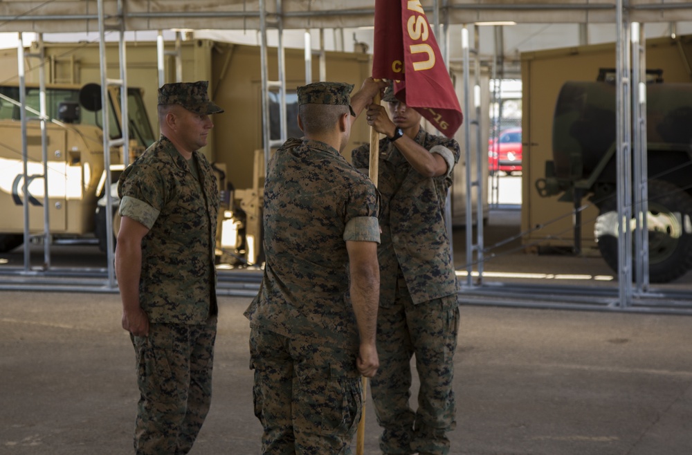 Combat Logistics Company 16 Change of Command