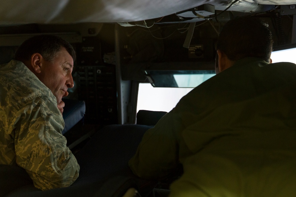 Maj. Gen. Leahy tours 37th Training Wing