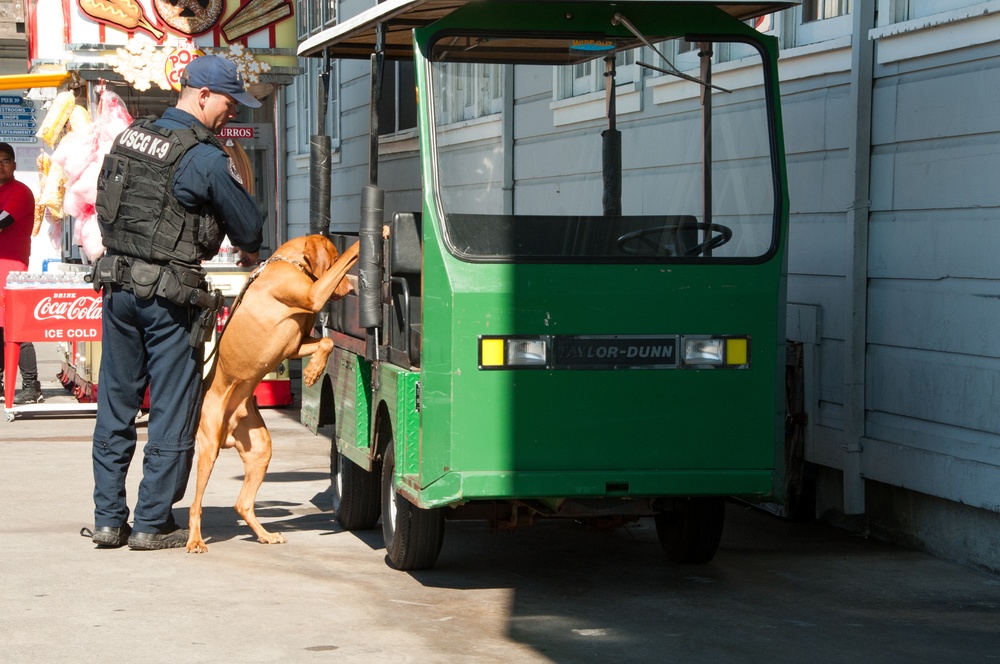 Coast Guard conducts pier sweeps during San Francisco Fleet Week