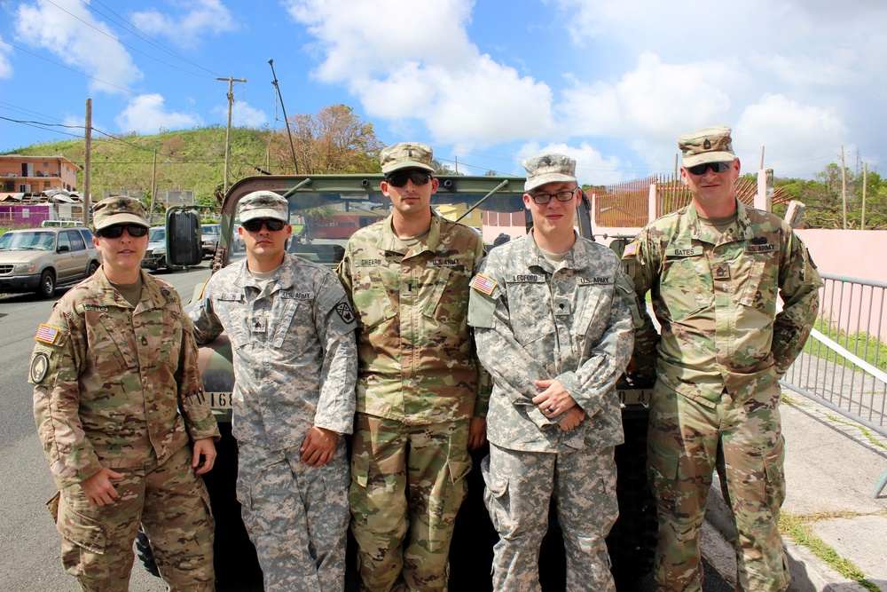 National Guard MPs assist Virgin Islands PD with enforcement of public law