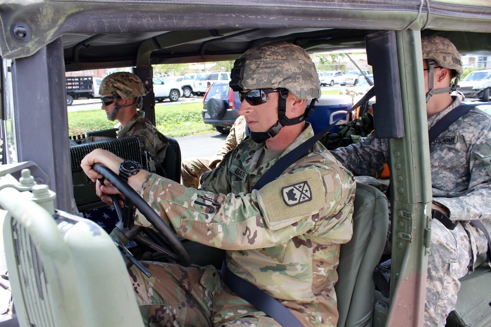 National Guard MPs assist Virgin Islands PD with enforcement of public law