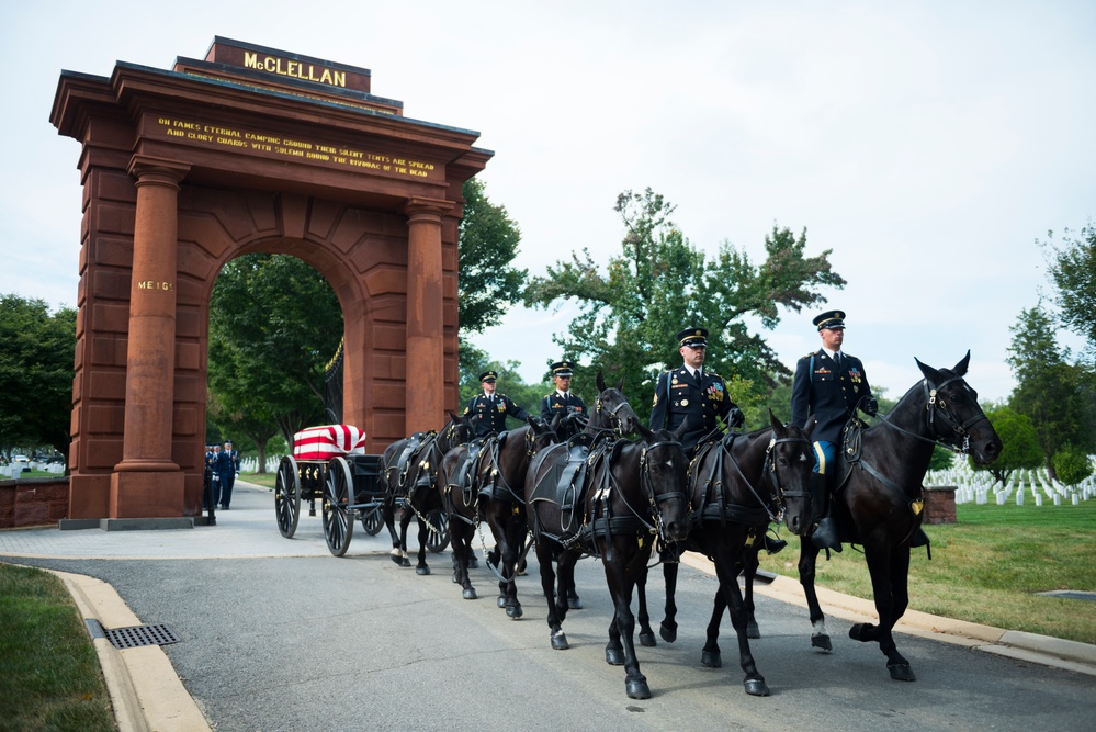 Full Honors Funeral for U.S. Air Force Col. Robert Anderson at Arlington National Cemetery