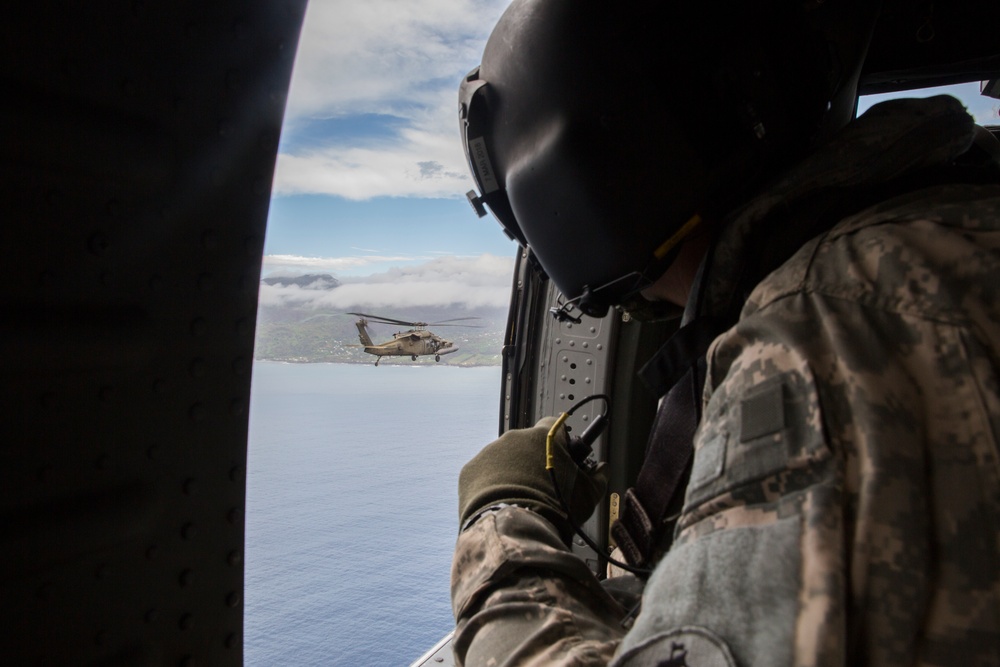 JTF - Leeward Islands flight over Guadeloupe