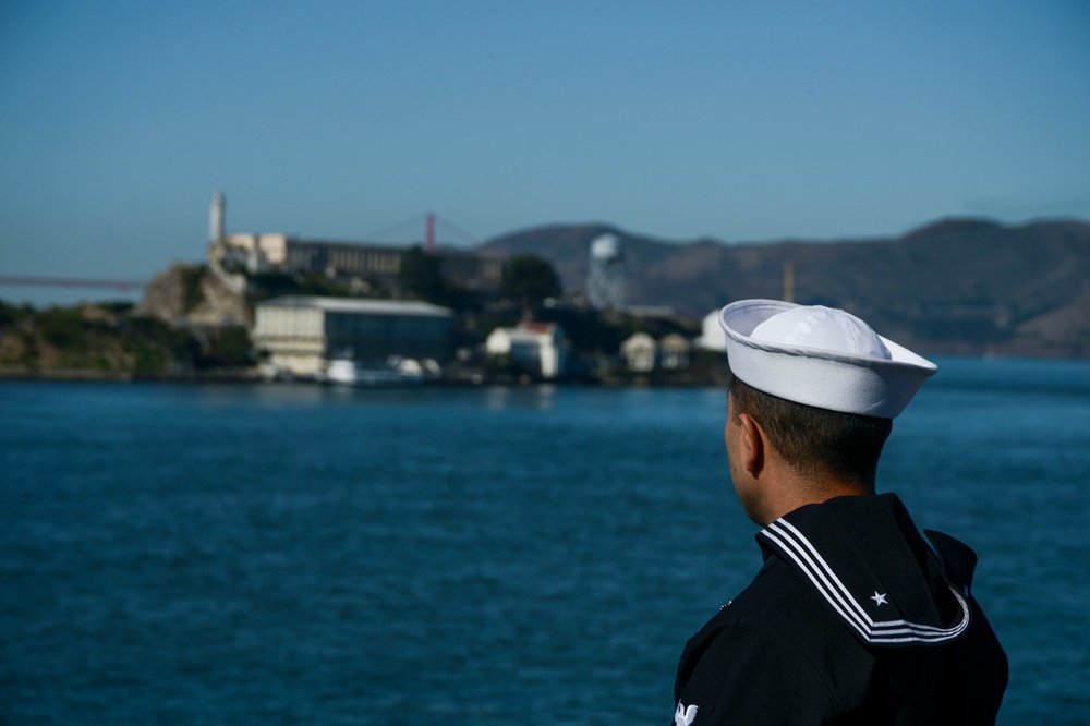 Fleet Week San Francisco Parade of Ships