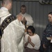 Baptism aboard USS Bonhomme Richard (LHD 6)