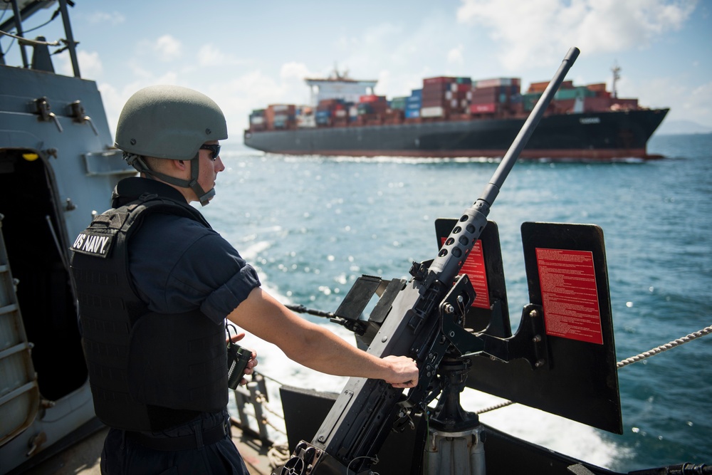 USS Chafee Arrives In Hong Kong