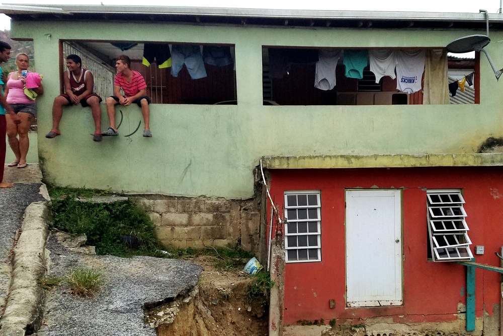 Red Cross Volunteers bring aid to the people of Utuado, Puerto Rico